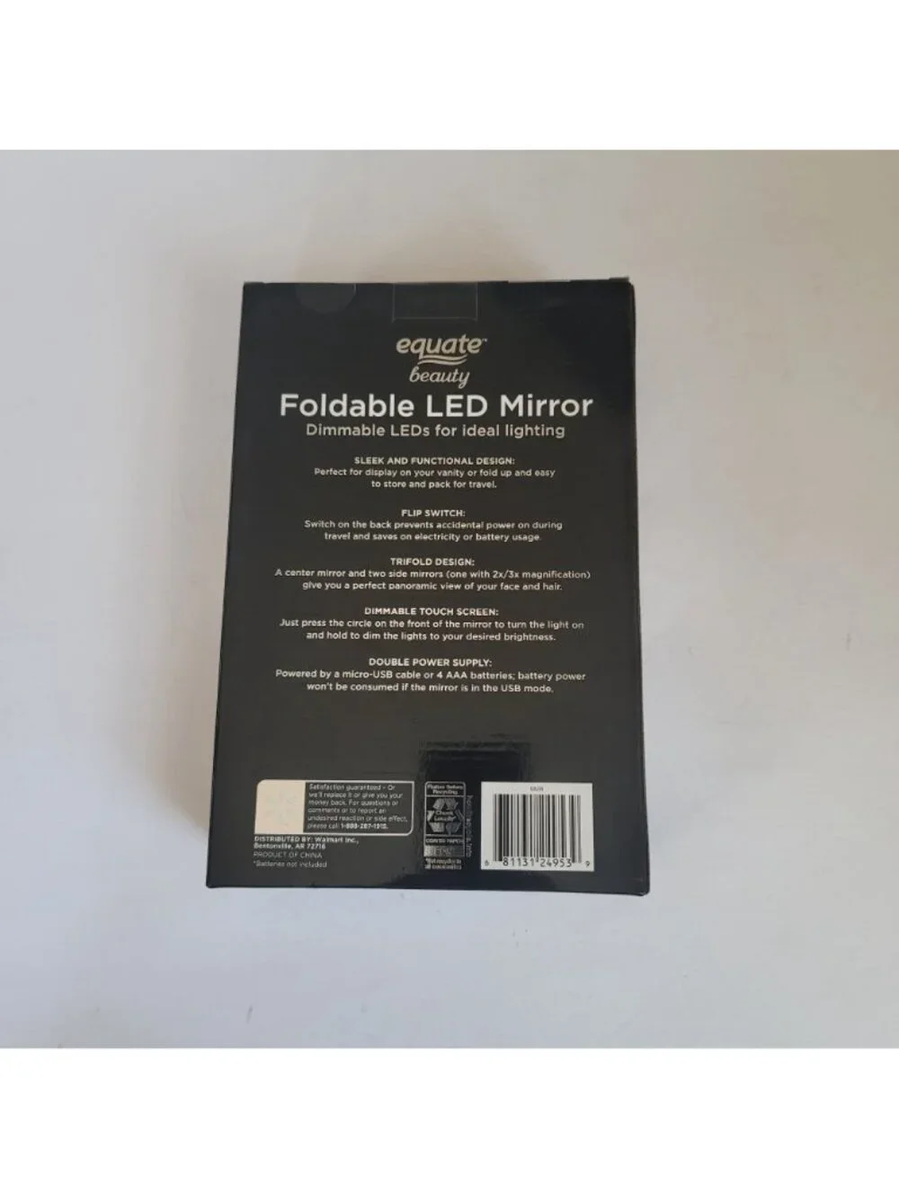 Equate Tri-fold Design Beauty Led Mirror